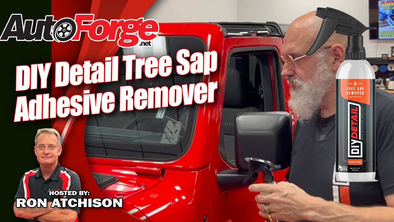 How-To remove adhesive with DIY Detail Tree Sap Remover.