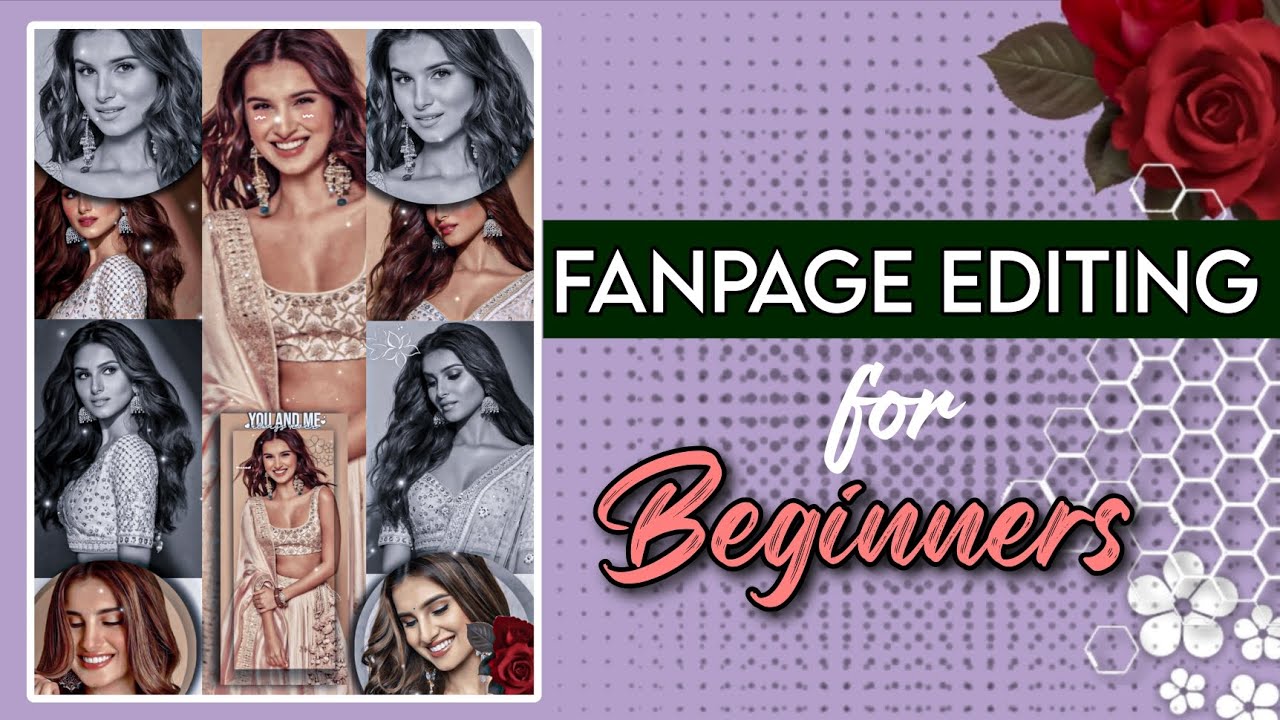 FANPAGE editing tutorial for beginners | PicsArt