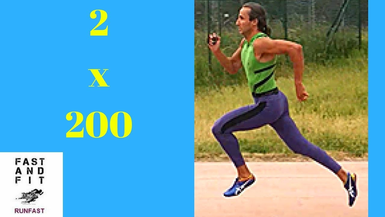 ENTRENAMIENTO por los 400 METROS PLANOS : 2 X 200 M  ( Como correr rapido y veloz !)