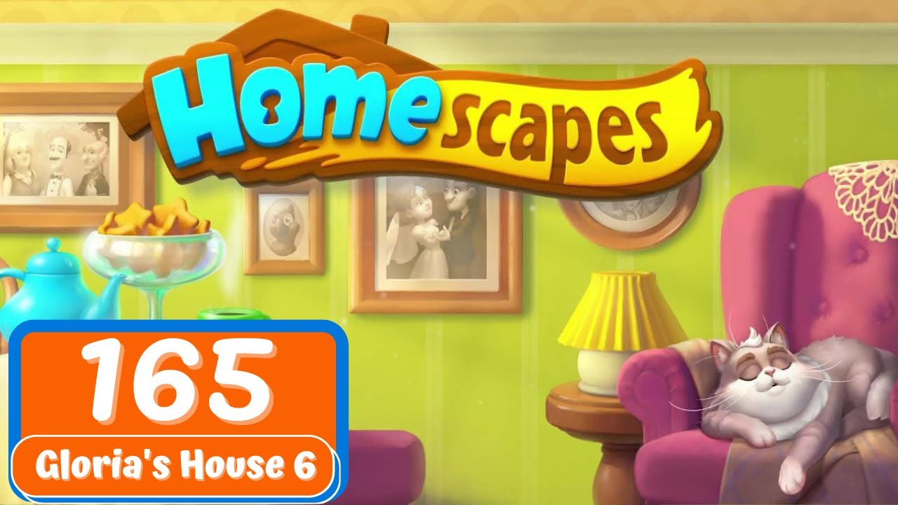 Homescapes - Day 165 - Gloria's House - Day 6 - Gameplay Story