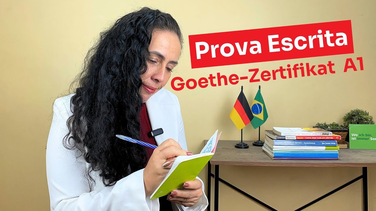 Como escrever uma carta/e-mail em alemão? Goethe-Zertifikat A1 - Schreiben 🇩🇪