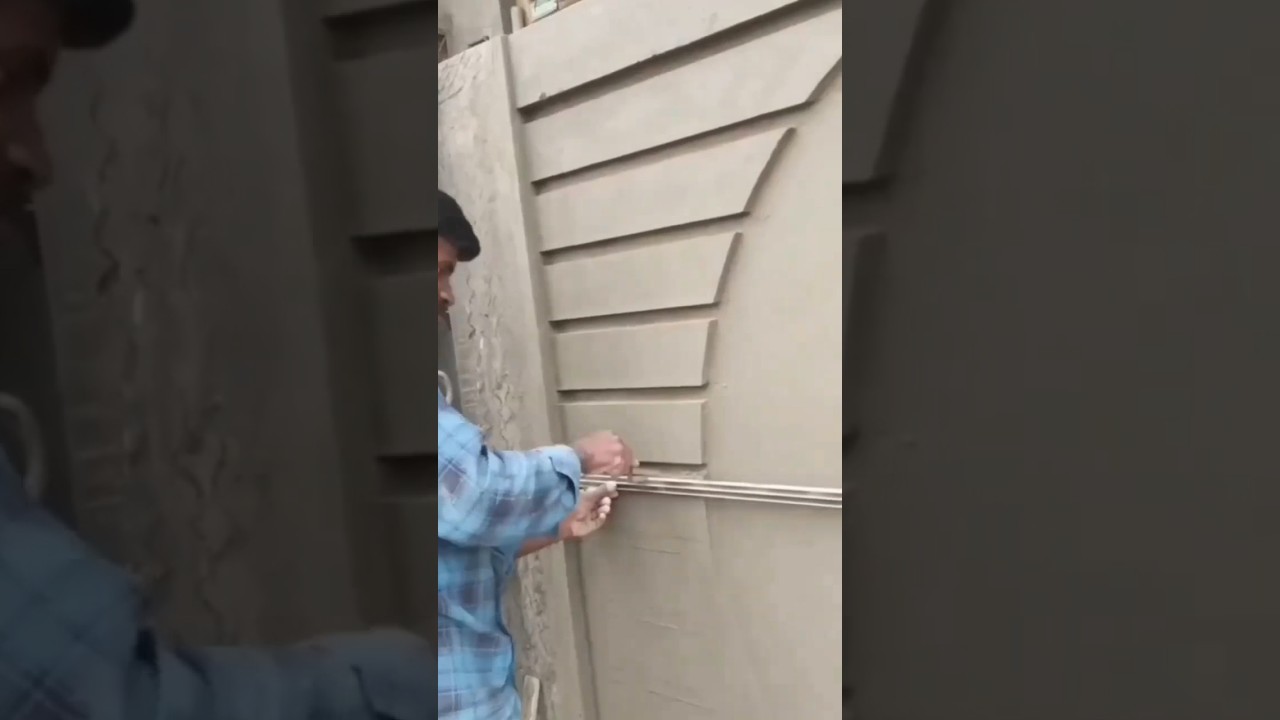 Amazing Plastering Design ||plaster design work #shorts