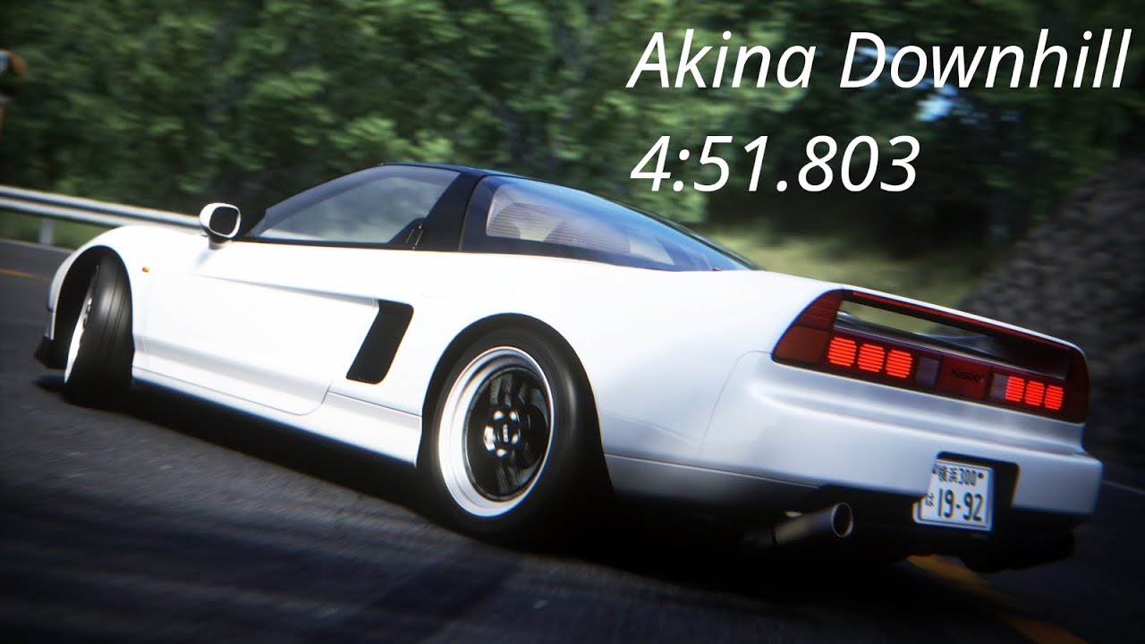 PK Akina Downhill Time Attack Honda NSX - 4:51.803 | Assetto Corsa