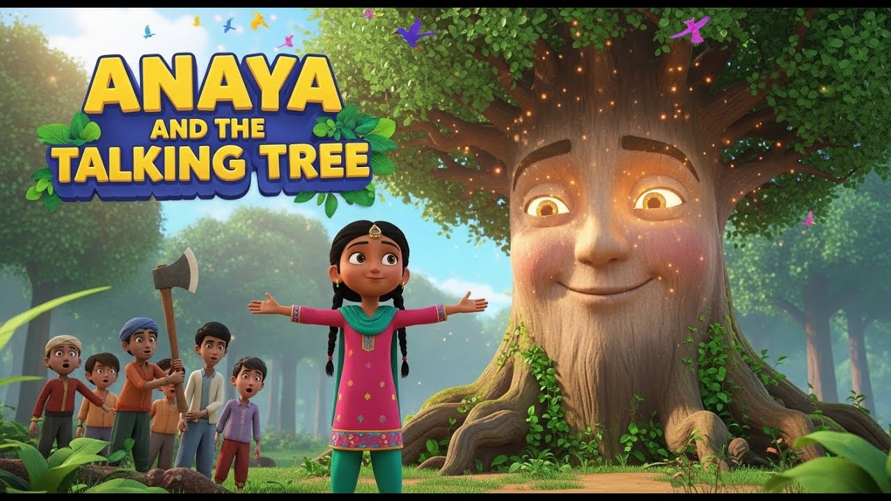 Anaya and the Talking Tree  | 3D Animated Moral Story for Kids #fableflix #kidscartoonstory #bedtime