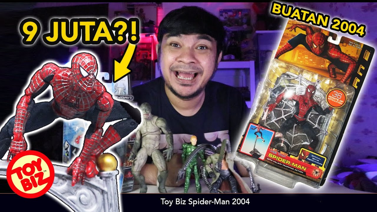 HARTA KARUN! SPIDER-MAN TOY BIZ 2004!