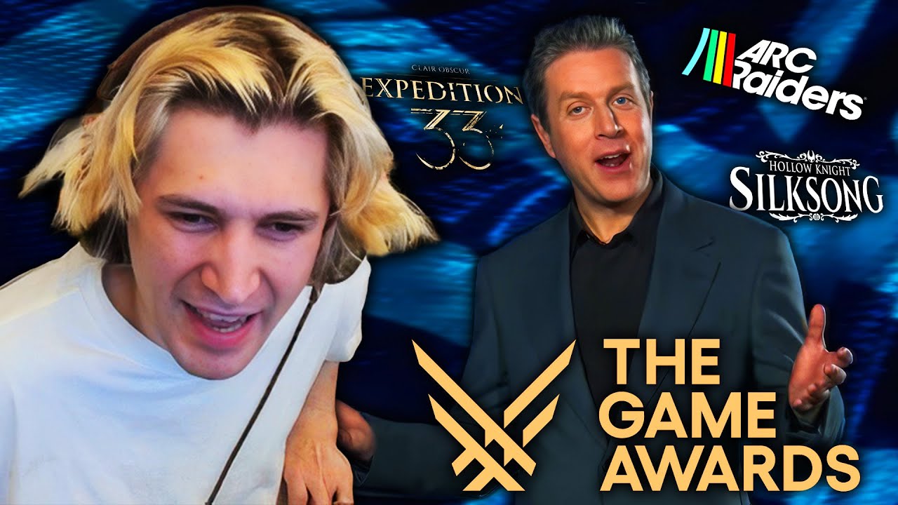 xQc Streams - The Game Awards 2025 Nominees