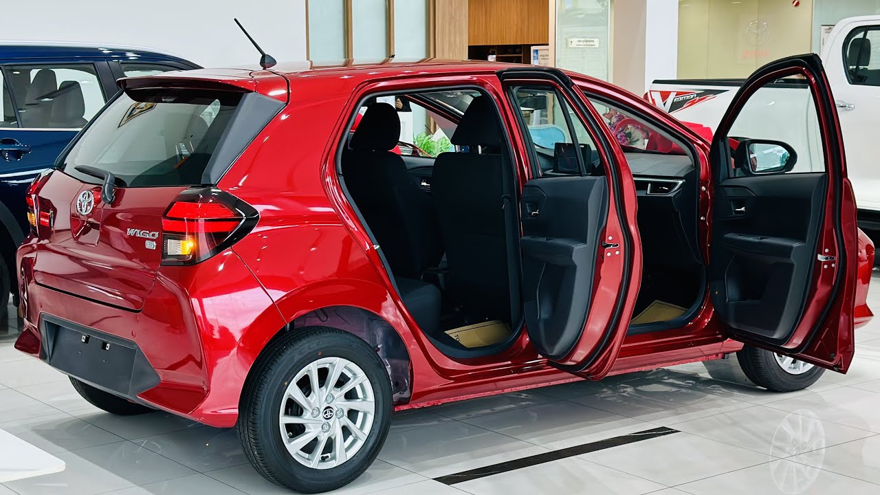 2024 Toyota Wigo Red Color - Exterior and Interior Details