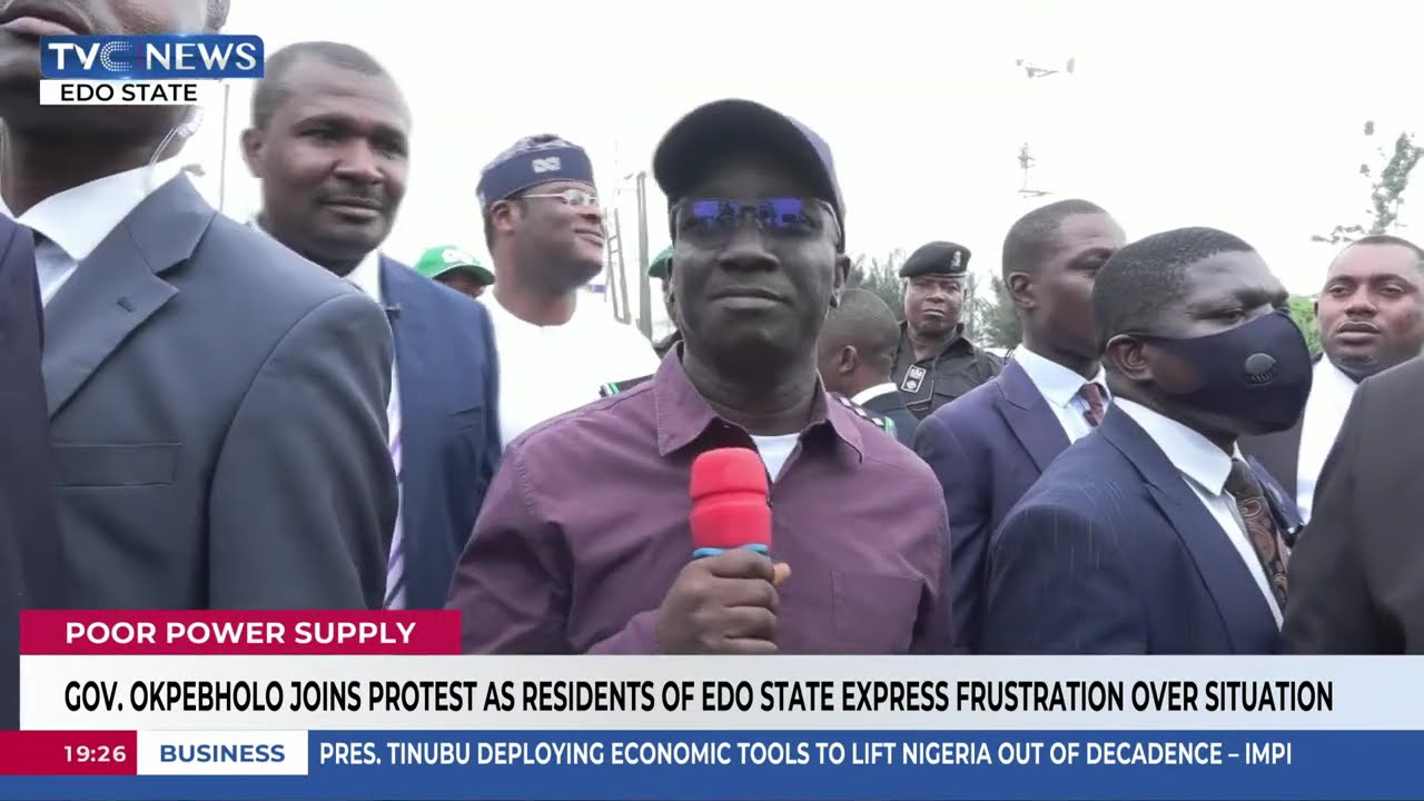 Gov. Okpebholo Joins Protest Over Poor Power Supply