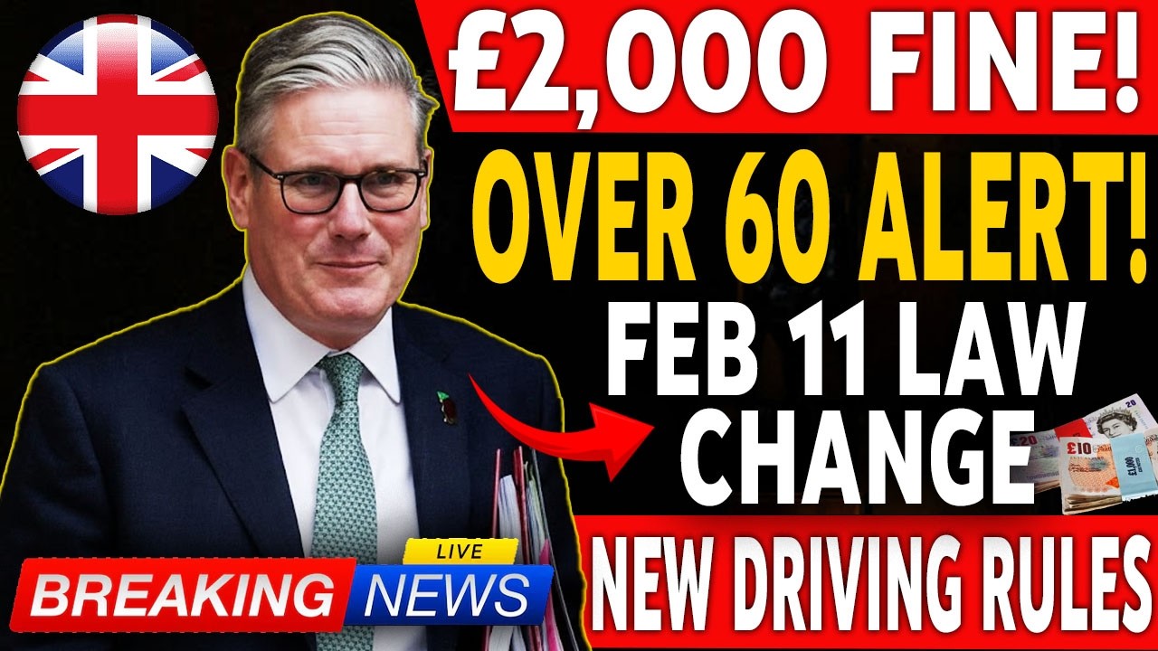 Over 60 Drivers Alert  New UK Driving Rules 2026  Avoid £2,000 Penalties