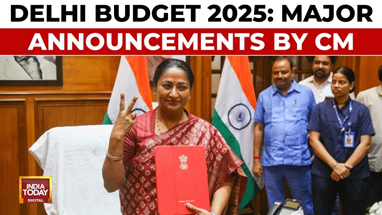 Delhi's ₹1 Lakh Crore Budget: Focus On Women, Yamuna Cleaning, And Pollution Control | India Today