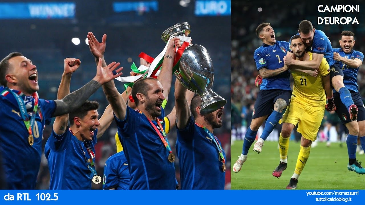 RTL 102.5 - Italia-Inghilterra 4-3 dcr - Radiocronaca di Paolo Pacchioni (11/7/2021) EURO 2020