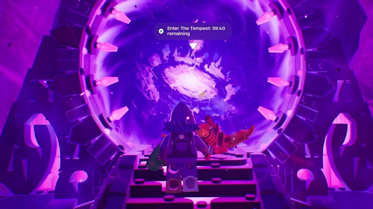 How to Find & Enter The Tempest Gate in LEGO Fortnite (Storm King Location)