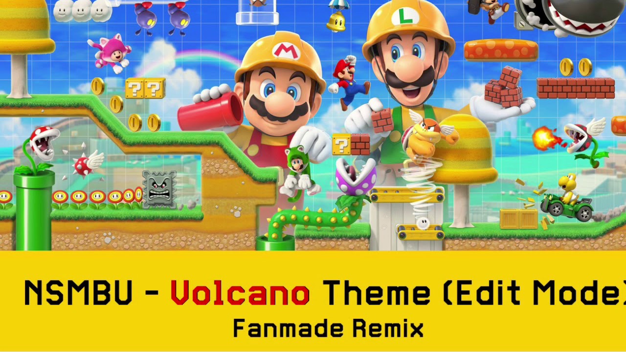 Super Mario Maker 2 - NSMBU Volcano (Edit) (Fanmade)