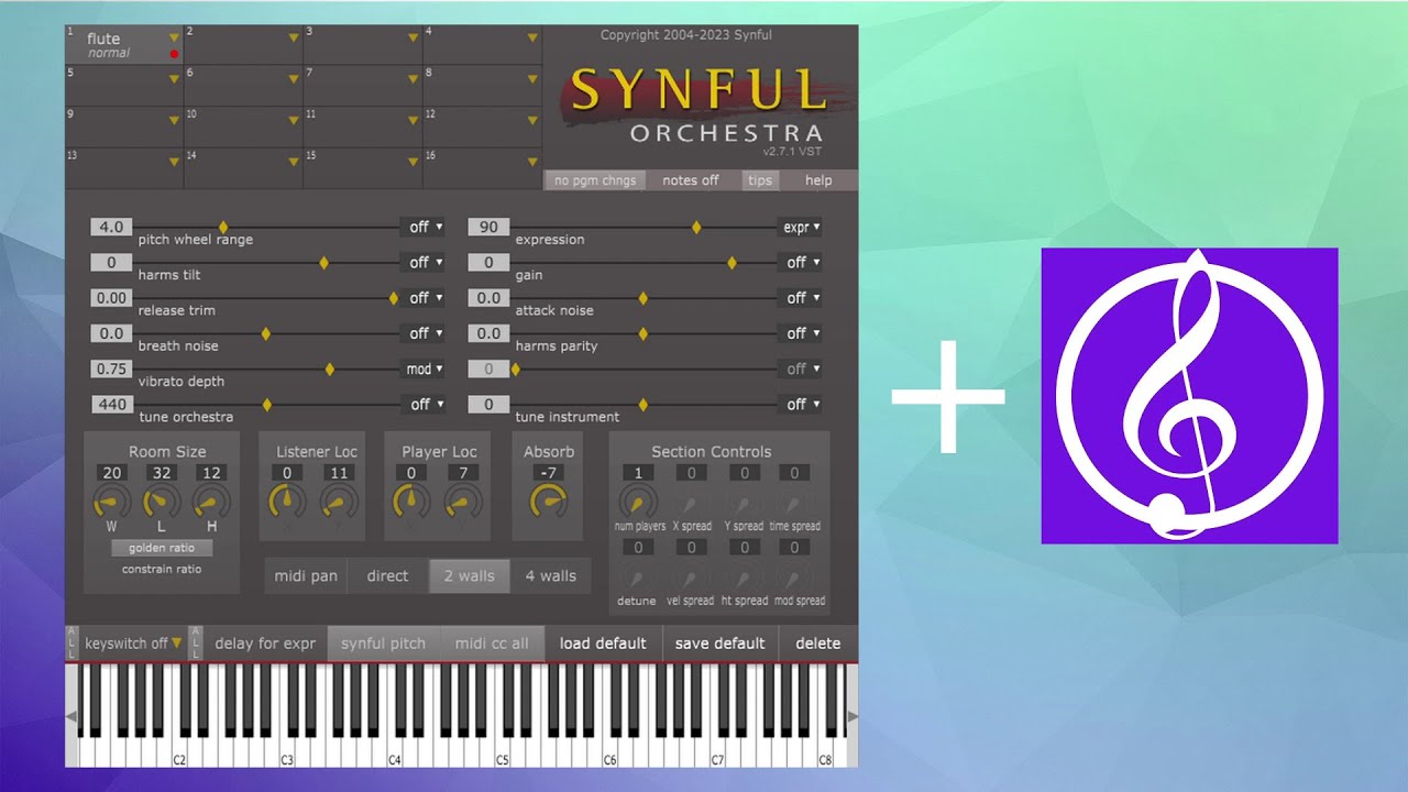 [ SIBELIUS ] Как работать с синтезатором «SynfulOrchestra» в Sibelius. Полезная таблица в подарок! 💥