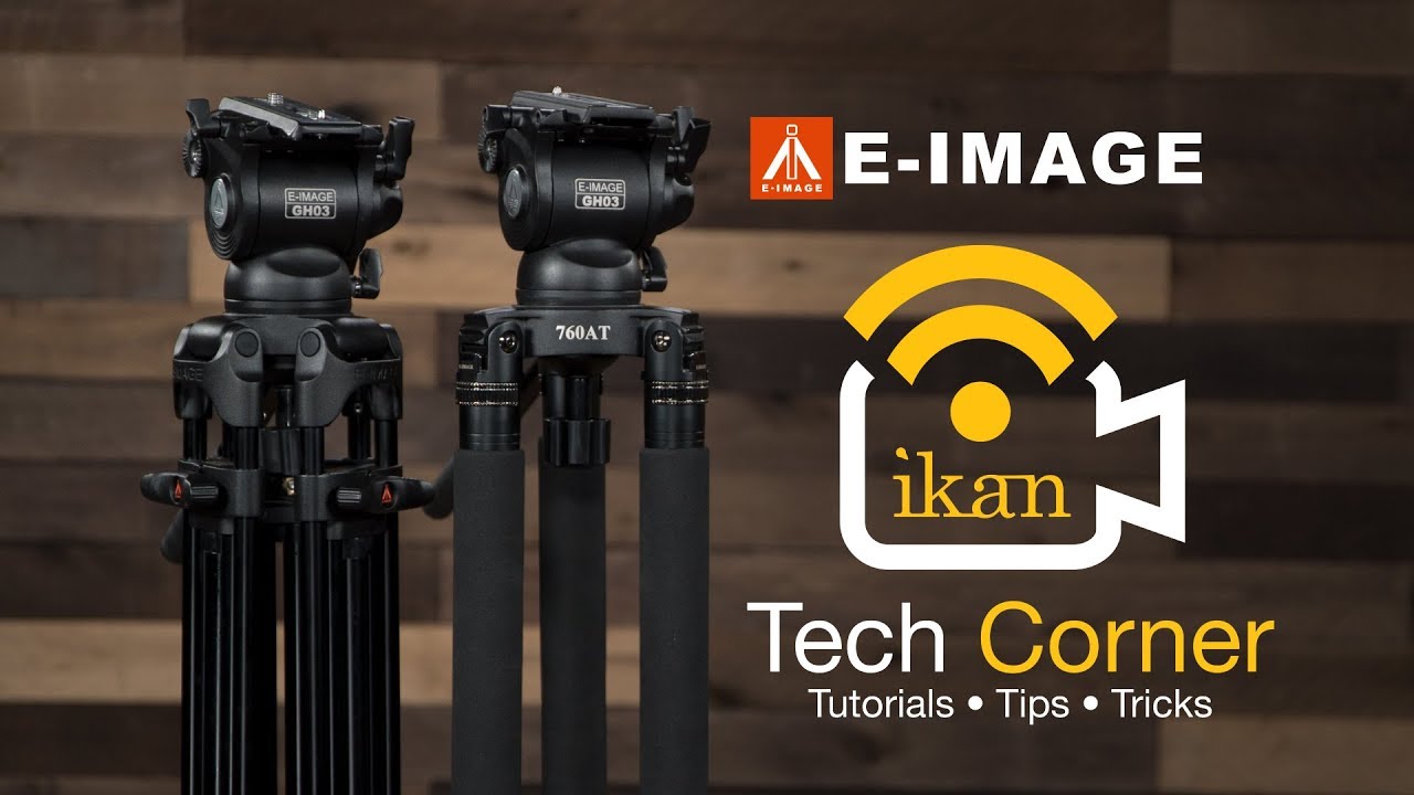 Comparing the EG03TT and EG03A2 E-Image Tripods | Ikan Tech Corner