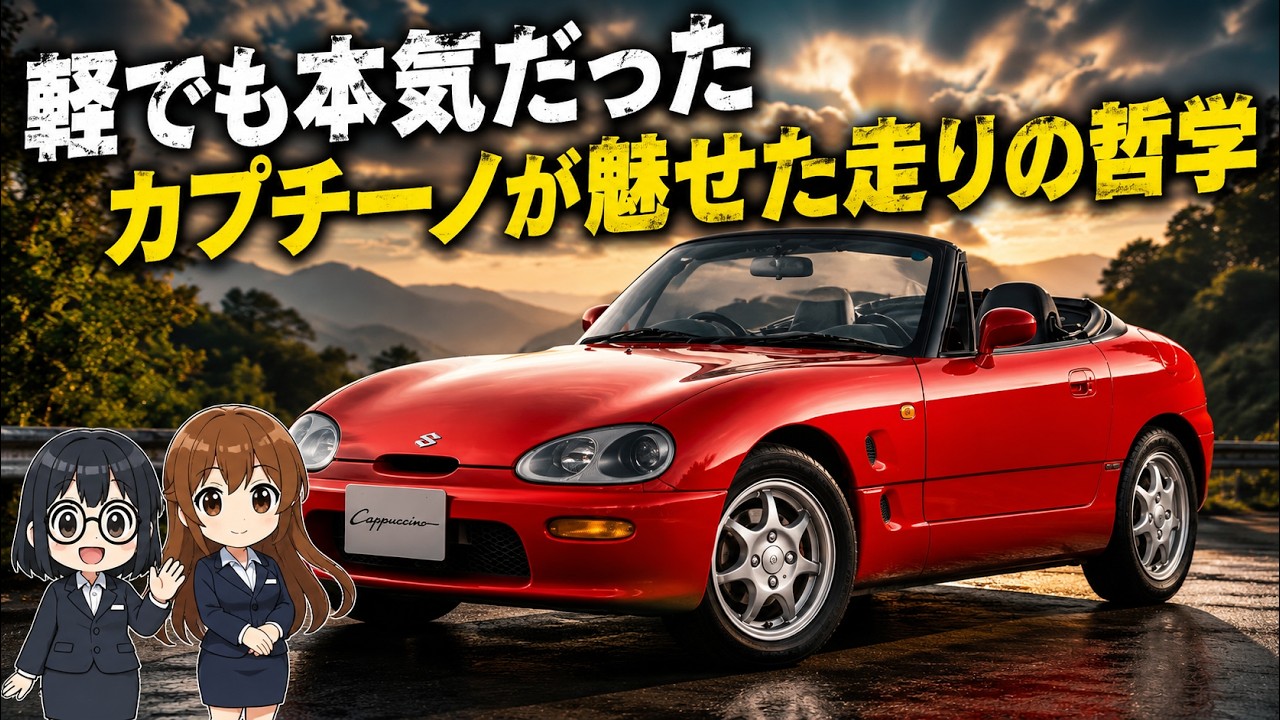 スズキ カプチーノの歴史と技術｜軽自動車規格の本格FRオープンスポーツ
