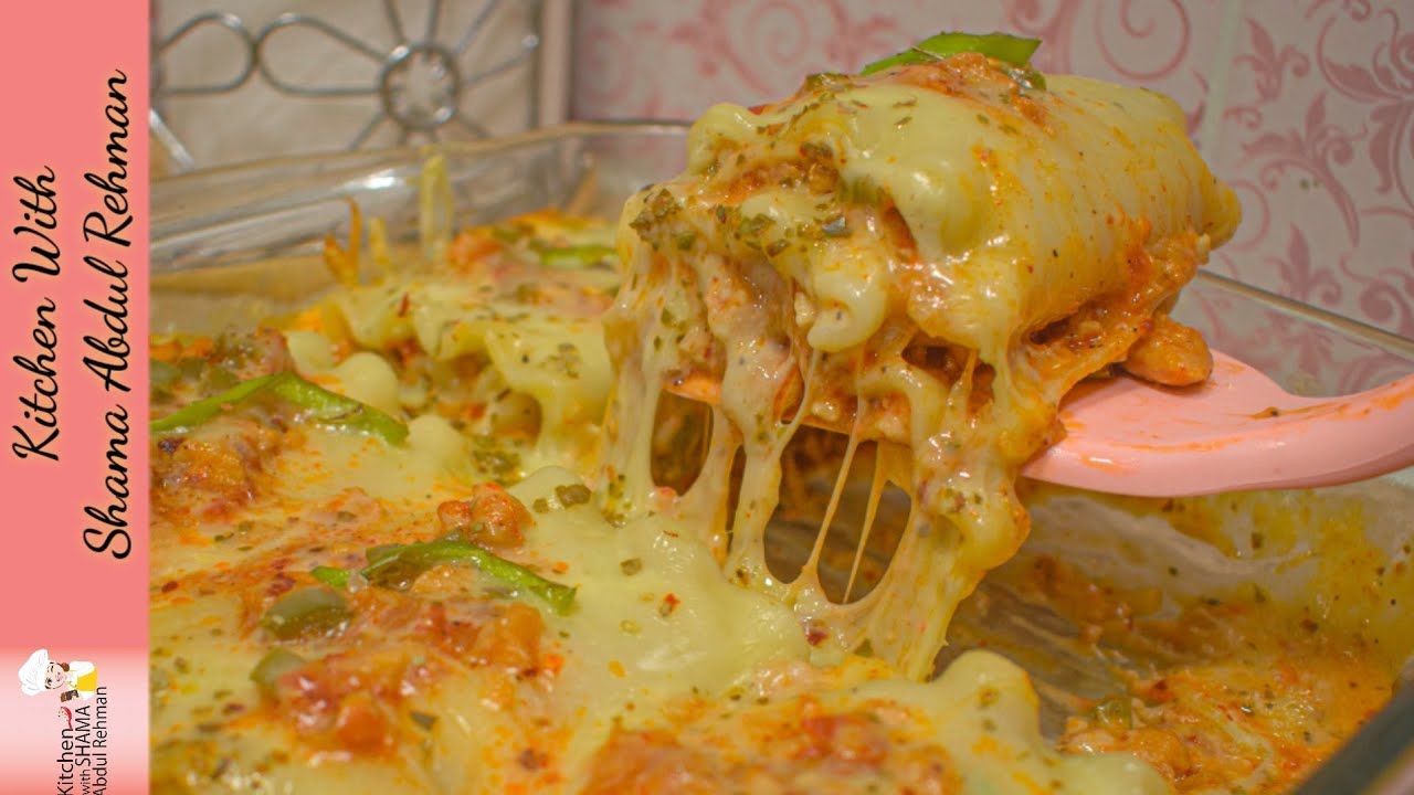Easy Lasagna Roll Ups Without Oven | Extremely Cheesy, Meaty, Saucy And Yummy | Kitchen With Shama