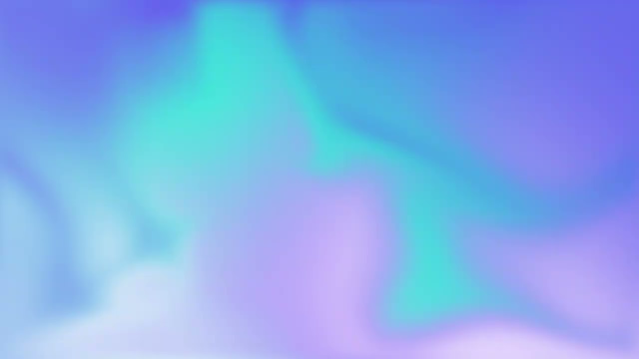 Auroura Green Violet Blue Anxiety Relief TV Art  | Silent dynamic Painting Screen for Home Ambience