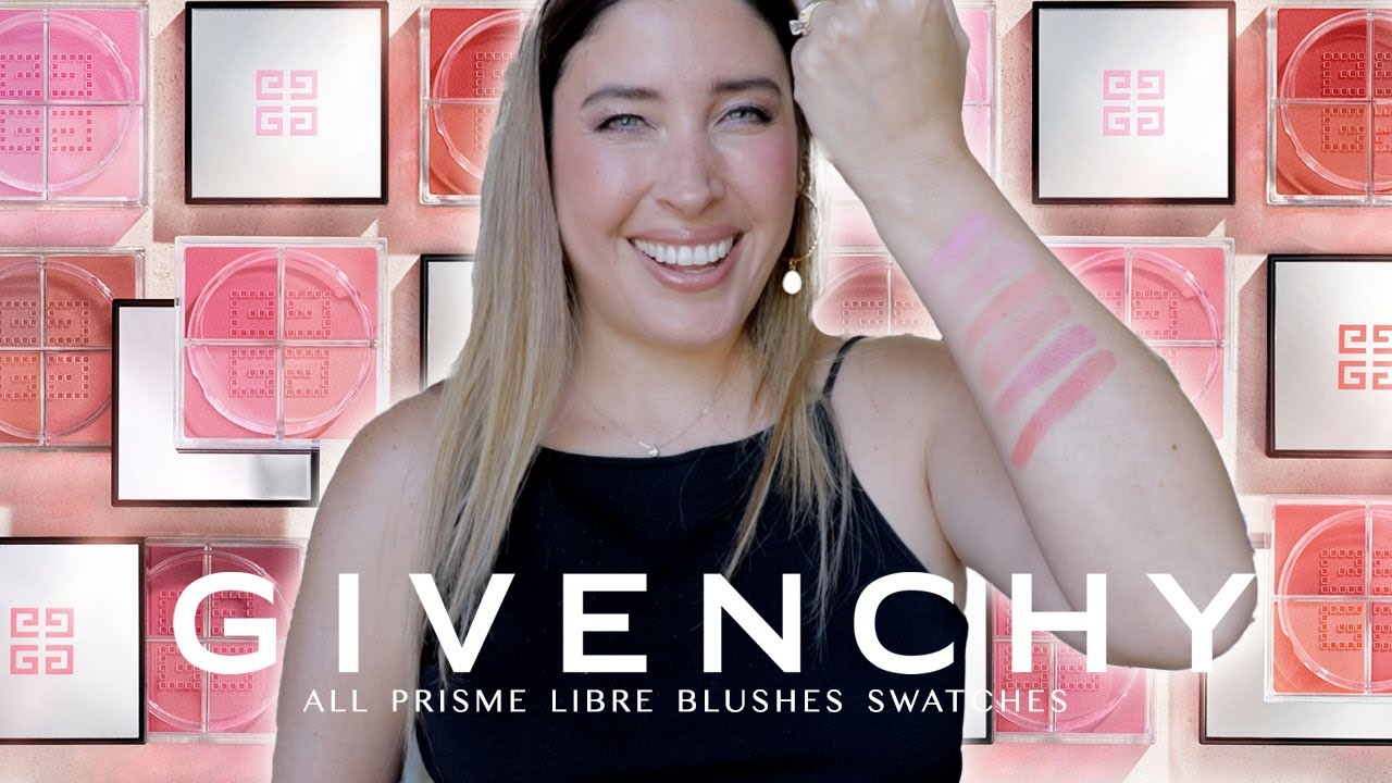 Рассыпчатая пудра-румяна GIVENCHY PRISME LIBRE: все оттенки, свотчи