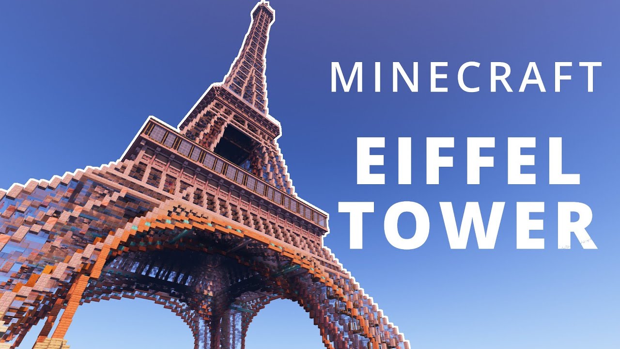 Minecraft Timelapse: Eiffel Tower