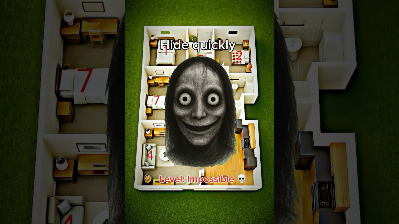 Choose a place to hide. Survive until the end. #hideandseek #survive #horror #game