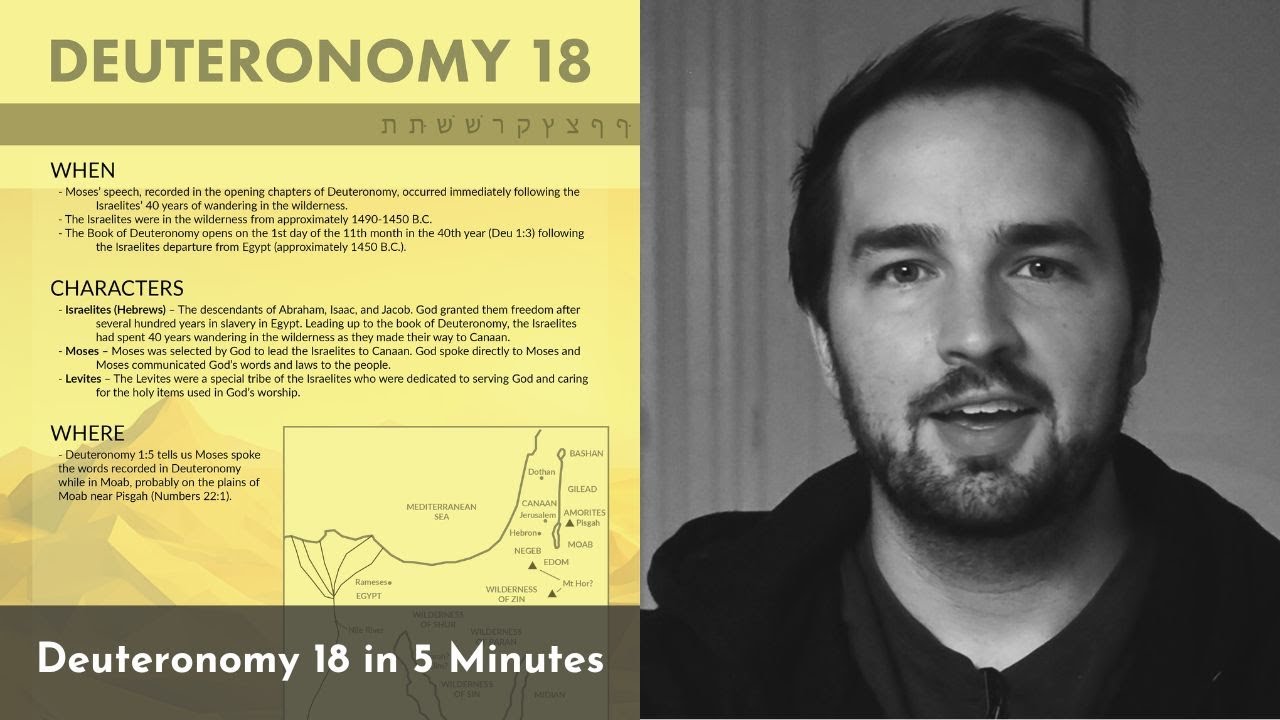 Deuteronomy 18 Summary: 5 Minute Bible Study