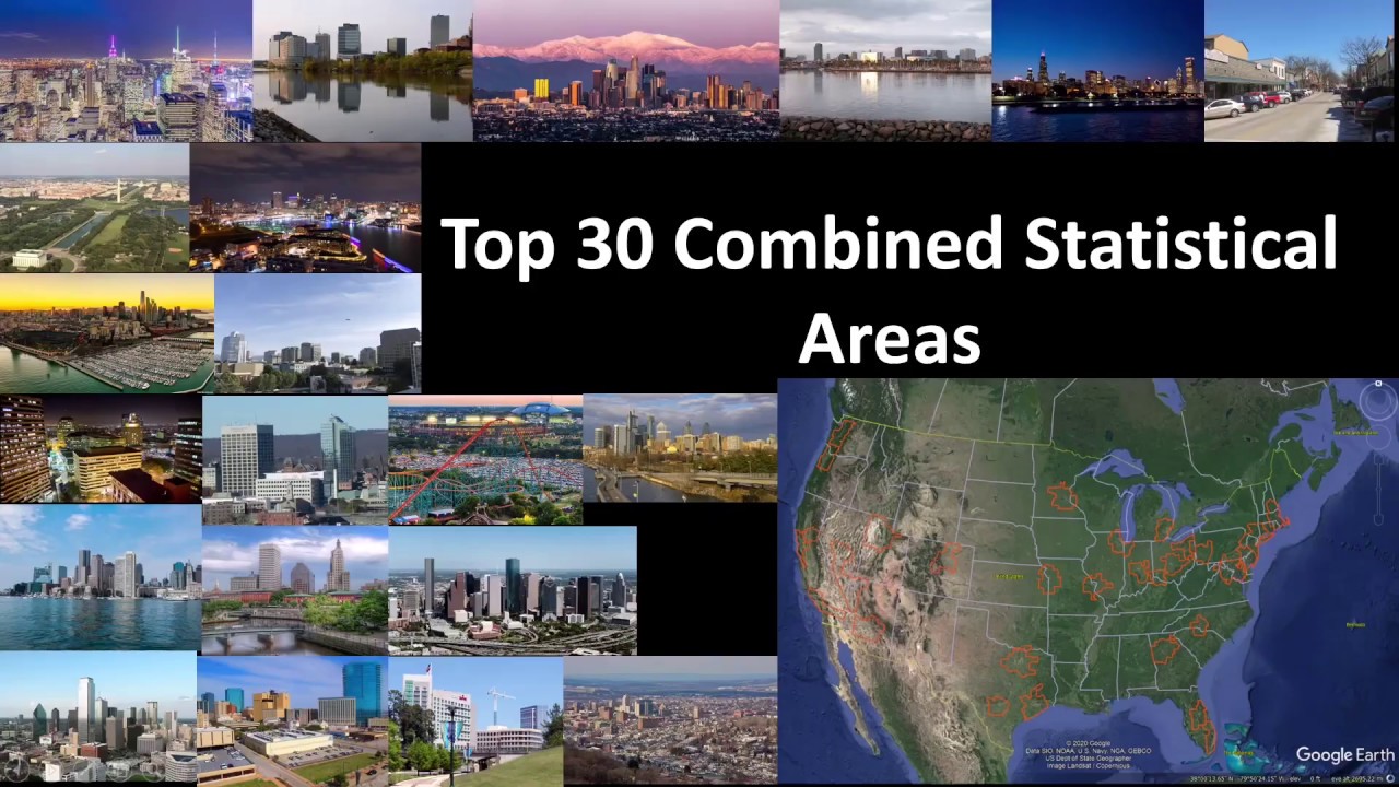 Top 30 Combined Statistical Areas (CSA) | USA