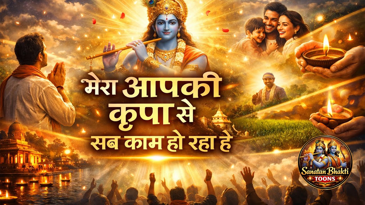 Mera Aapki Kripa Se Sab Kaam Ho Raha Hai | Beautiful Krishna Bhajan | Full Devotional Song