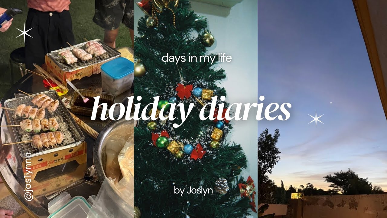 ❆☃︎ holiday diaries: days in my life 