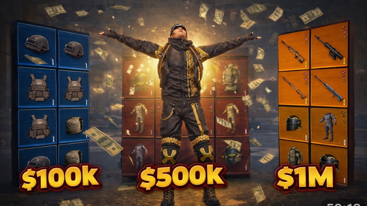 I Bought Loadouts for $100k, $500k and $1M in Metro Royale! Which is Best?🤔