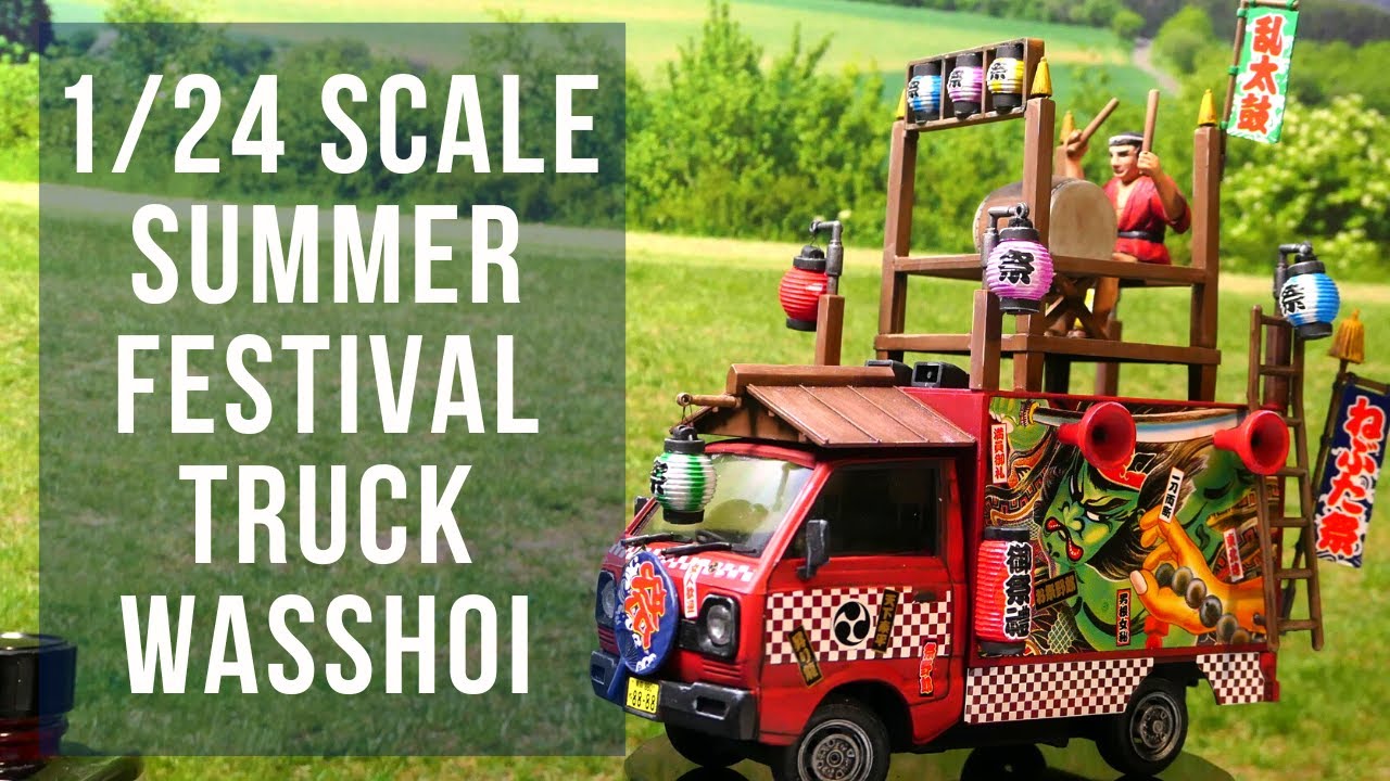 Plamo Build Aoshima 1/24 Scale Model Summer Festival Truck