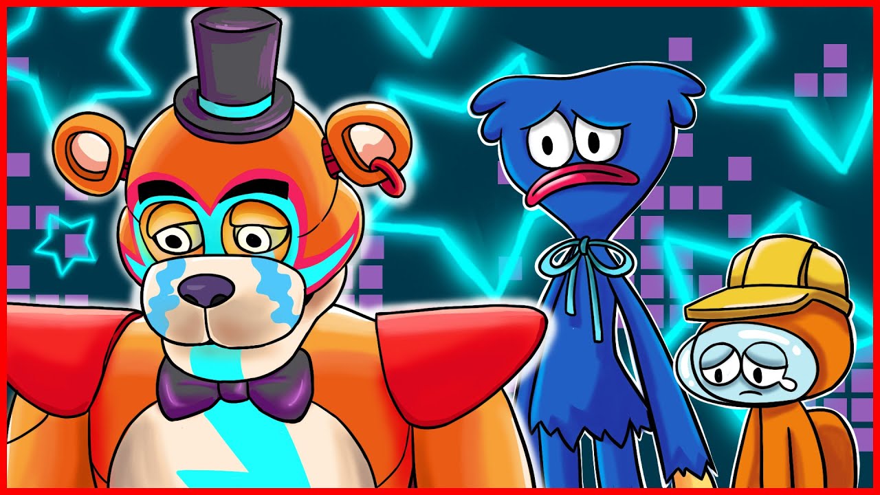 HUGGY WUGGY & Engineer ARE SO SAD WITH Fnaf! Poppy Playtime & FNaF SB Best Animation Compilation #4
