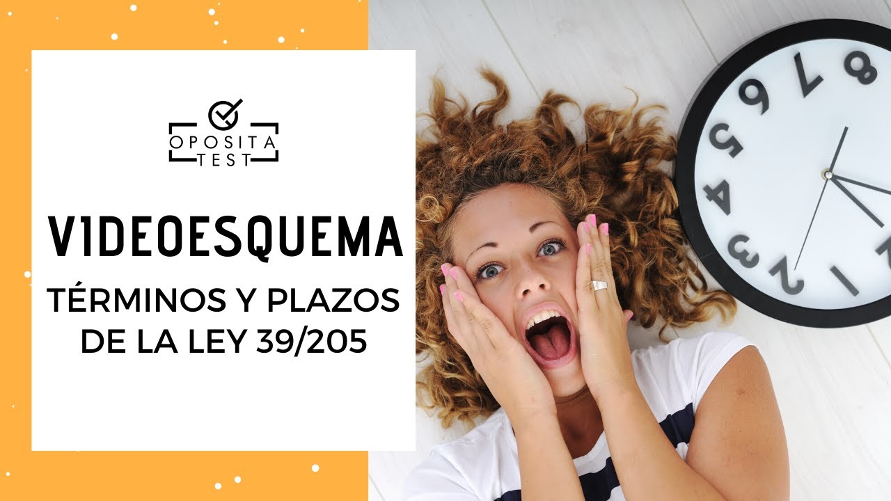 ⏳ Plazos y Términos de la  Ley 39/2015