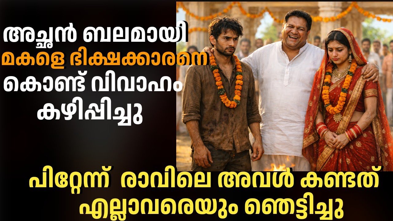 അച്ഛൻ ബലമായി അവളെ ഭിക്ഷക്കാരന് വിവാഹം ചെയ്തു കൊടുത്തു,പിറ്റേന്ന് രാവിലെ അവൾ കണ്ടത് എല്ലാവരും ഞെട്ടി