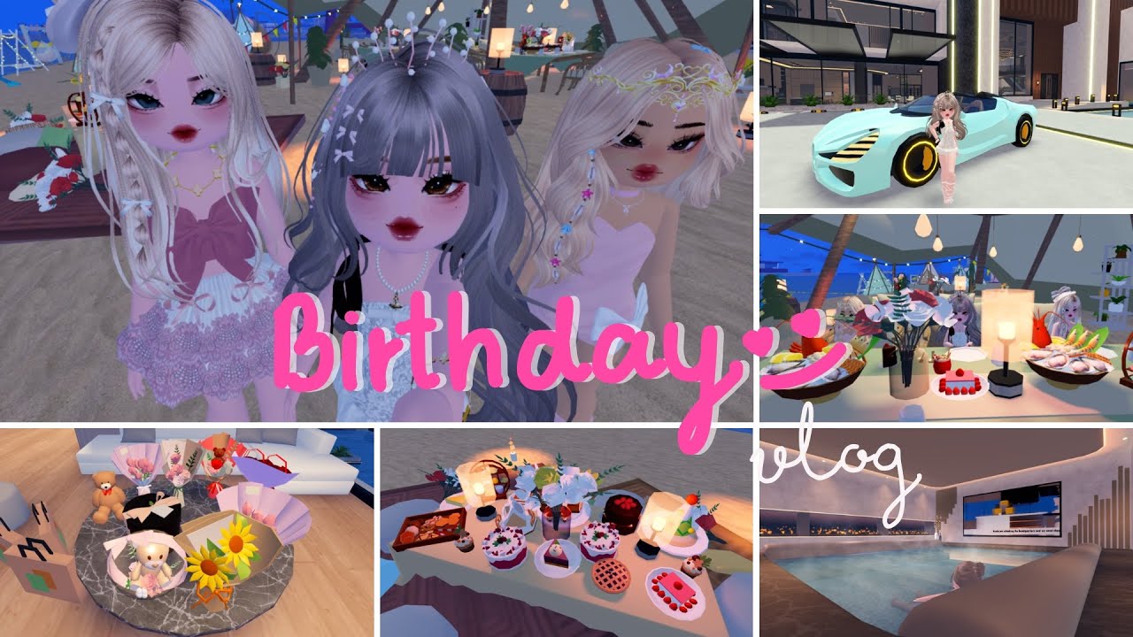 Birthday Vlog; self-care, dinner, unboxing birthday gift (ROBLOX metro life rp)