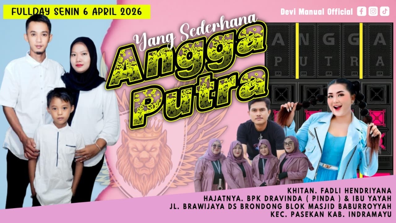 LIVE ( FULLDAY ) YANG SEDERHANA ANGGA PUTRA | SHOW BRONDONG INDRAMAYU | 6 APRIL 2026