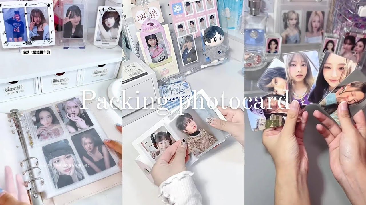 Packing Kpop photocards [ douyin / tiktok ] compilation ~BGM~ | 🌸 ♡
