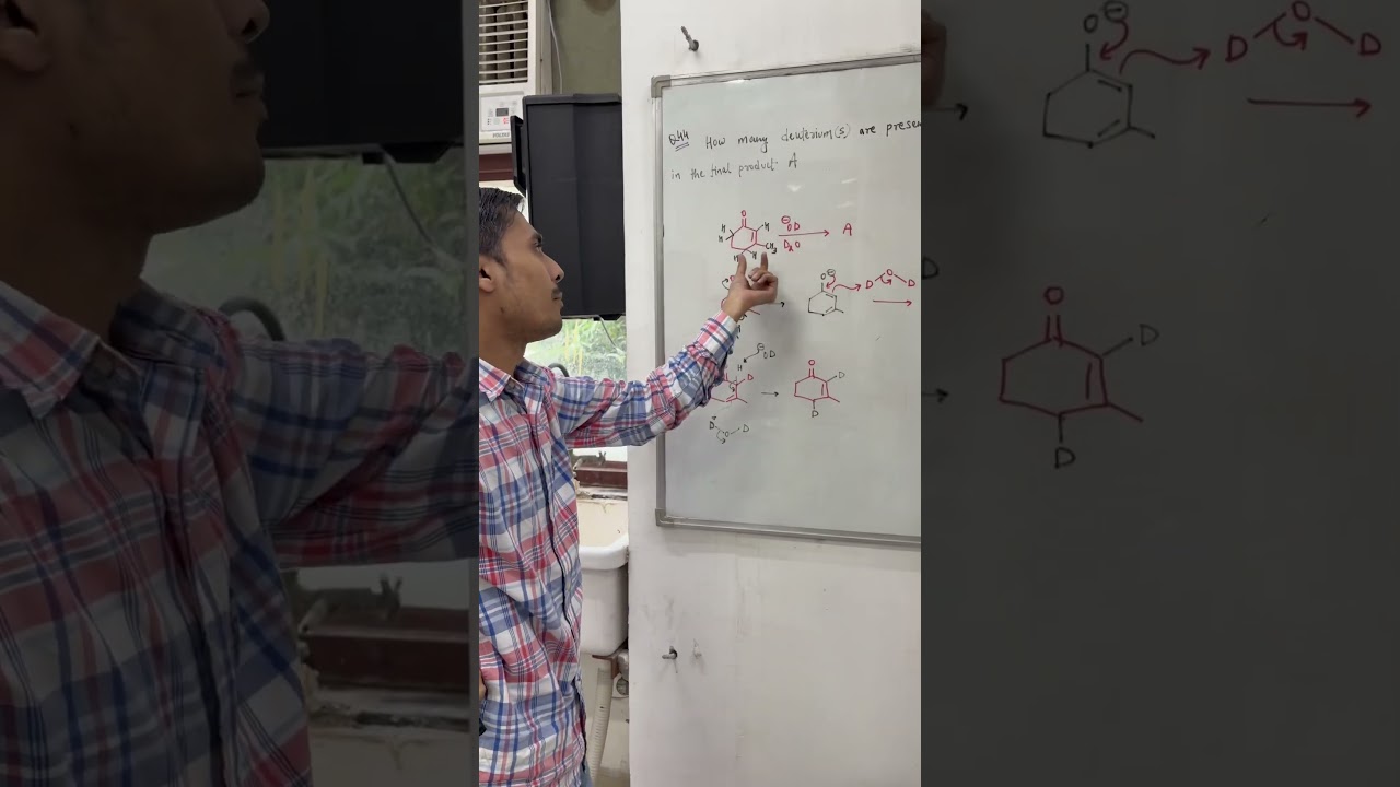 Q44 How many deuterium atoms are present in final product A 