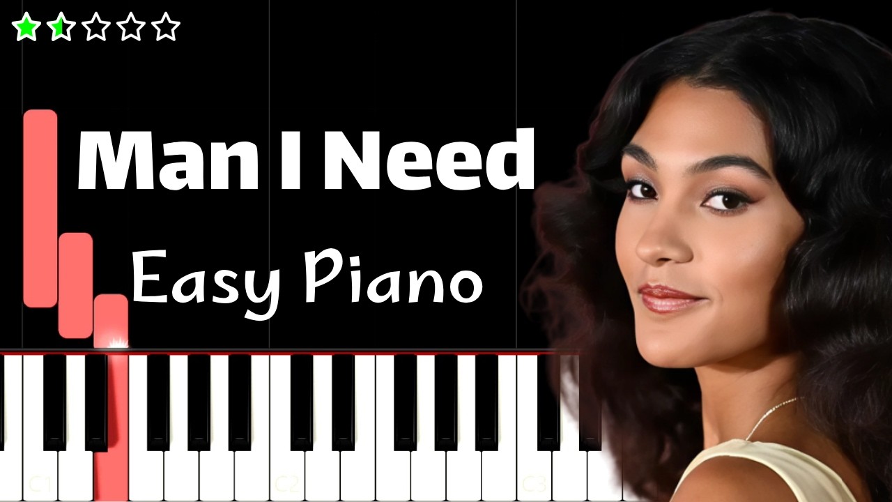 Olivia Dean - Man I Need | EASY Piano Tutorial