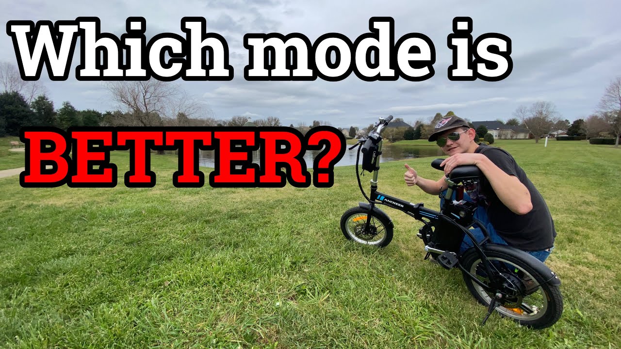 Testing each mode of my 2021 Ancheer Electric Commuter Folding Bike!