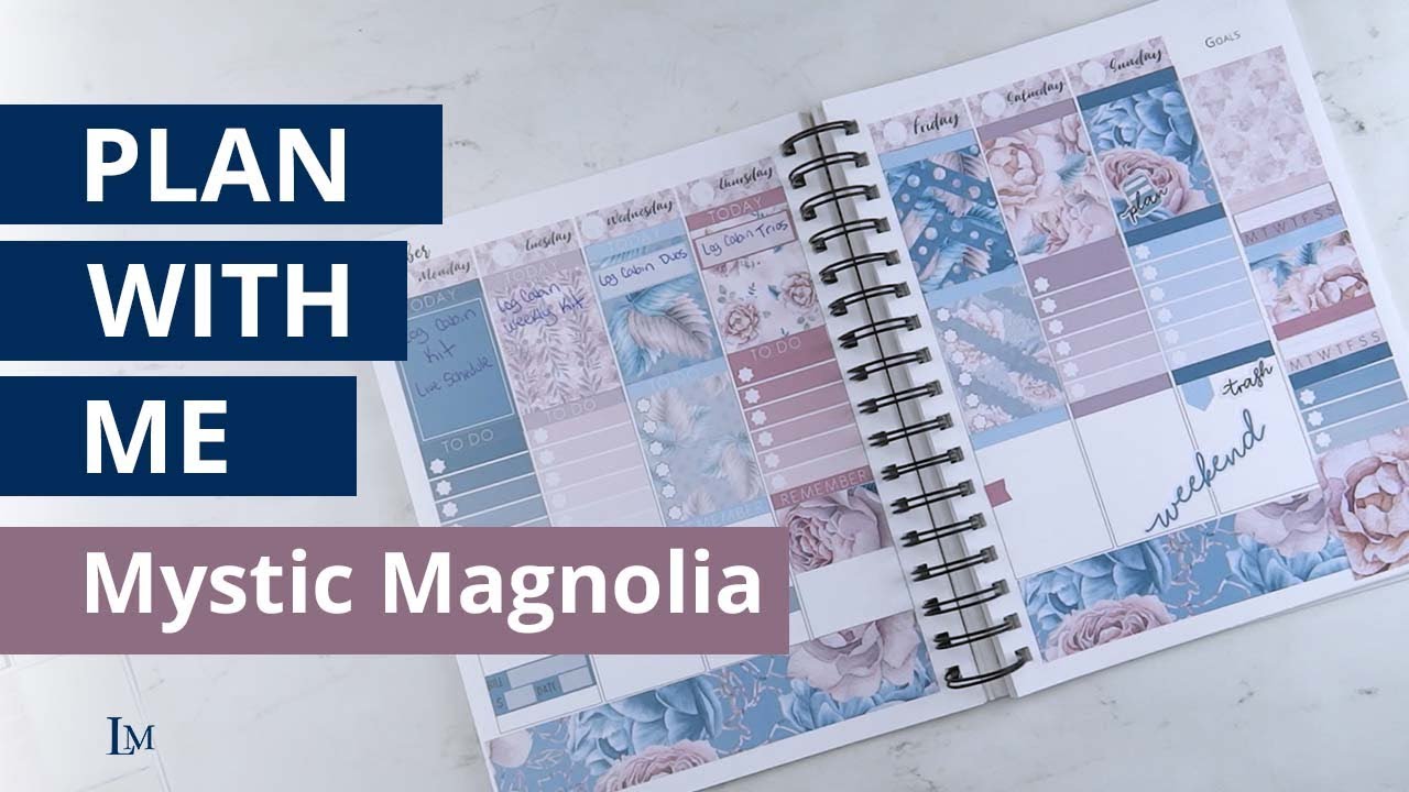 Plan With Me - Mystic Magnolia - Fall Planner Stickers