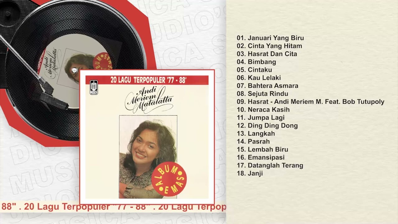 Andi Meriem Mattalatta - Album 20 Lagu Terpopuler 