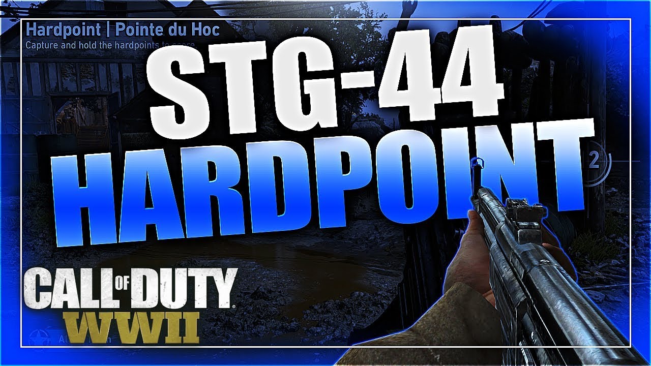 CALL OF DUTY WW2 - HARDPOINT WITH THE STG-44 (CALL OF DUTY WW2 BETA GAMEPLAY)