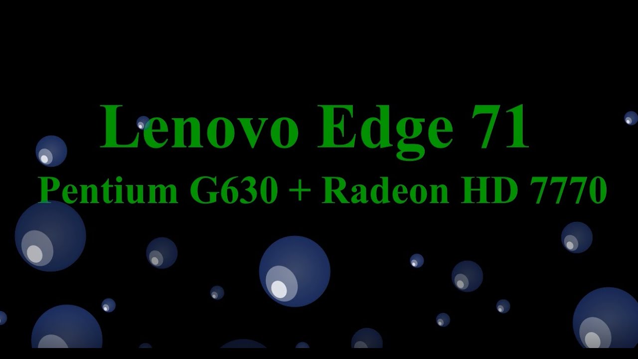 Lenovo Edge 71 (v.1.1) -  Komputer za 193zł do gier 