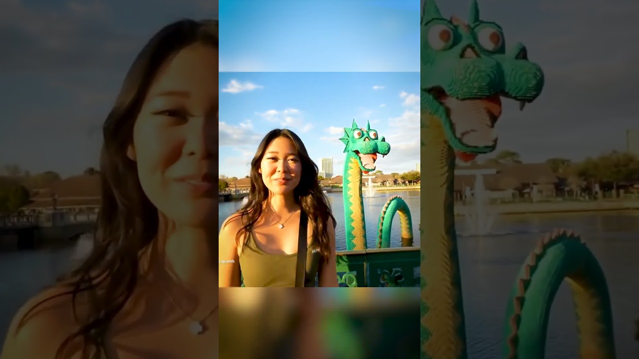 Эмили корчит точно такую ​​же рожу, как этот дракон 🤣