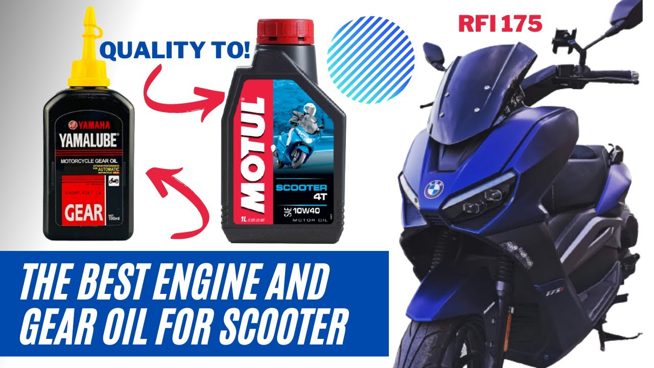 BEST COMBINATION OF ENGINE AND GEAR OIL FOR RFI 175 | HOW TO CHANGE OIL | SCOOTER OIL