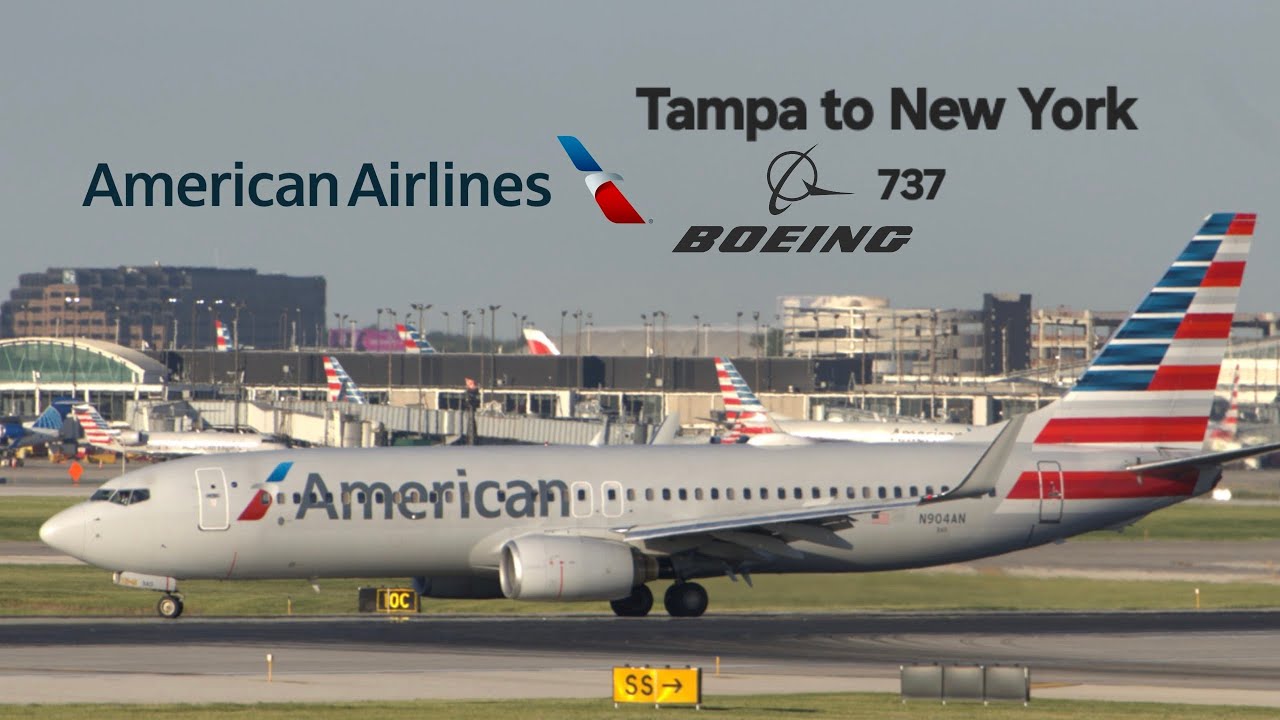 [4K60FPS] Tampa to New York [TPA - LGA] on American 737-800 [FULL FLIGHT TRIP REPORT]