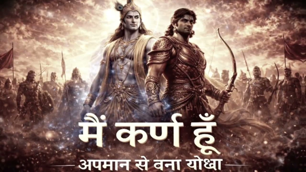 Main karn hu❤️‍🔥 |a hindi motivational rap| mahabharat story for music⚡ 