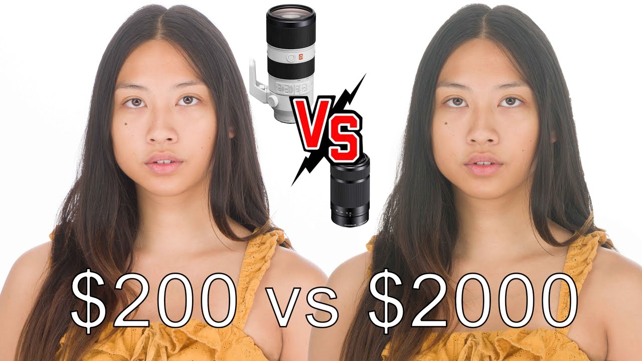 Cheap vs Expensive Lens for Headshots - Does it Matter?