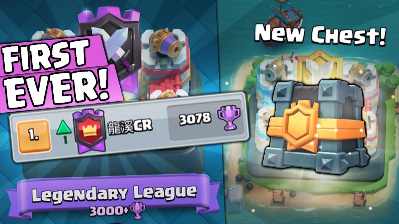 FIRST EVER LEGENDARY LEAGUE CLAN! 3000+ WAR TROPHIES! | Clash Royale & NEW 1st PLACE CHEST UNLOCKED!